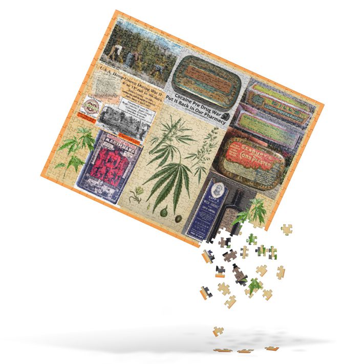 Puzzled about hemp this puzzle has historical images on it & we can ship them to you another future product