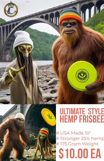 Albatwitch is one event in Columbia PA that introduces consumers to hemp and one way is frisbees