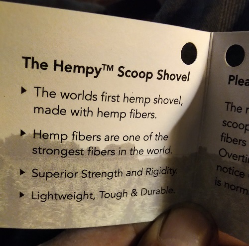HEMPY's™ Scoop Shovel 30&quot; or 36&quot;