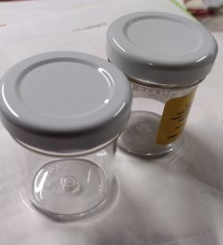 1.25oz PET Plastic Straight 2 jars