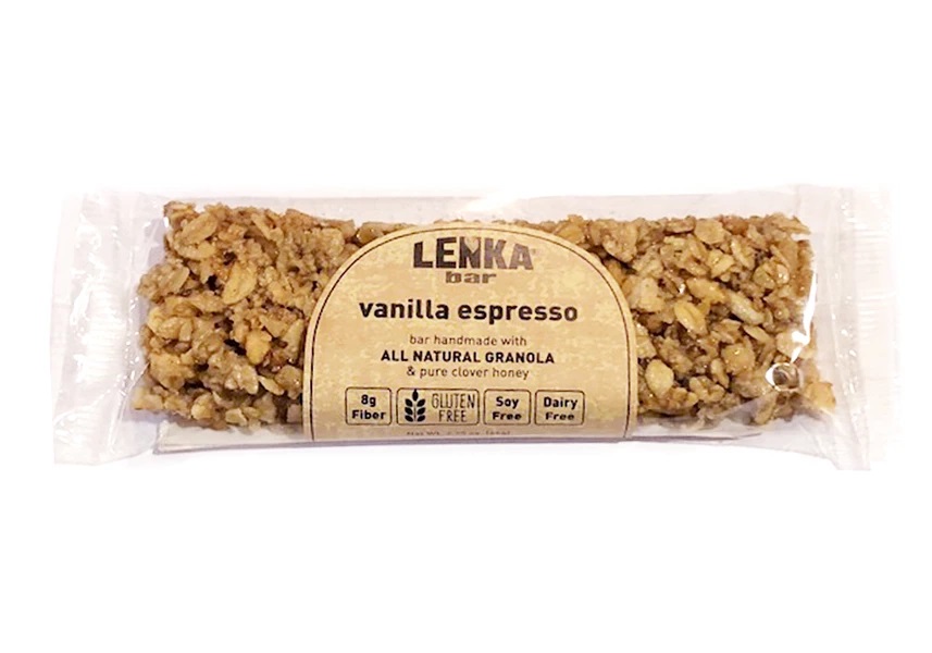 Granola Bar- Vanilla Espresso Organic Lenka's- 2.25 oz bar