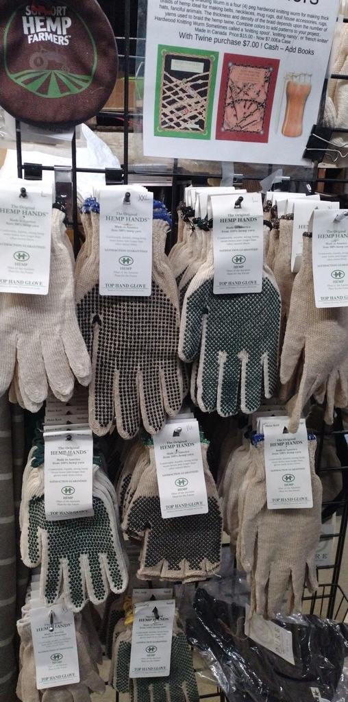 Gloves Knit 100% Hemp