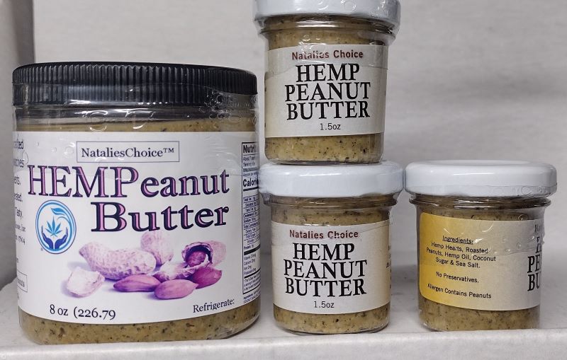 Hempeanut Butter with peanuts -