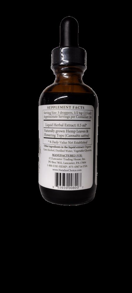 Full Spectrum Cannabis Hemp Tincture pain management