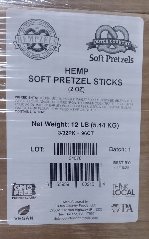 Pallet 60 Case label Rods