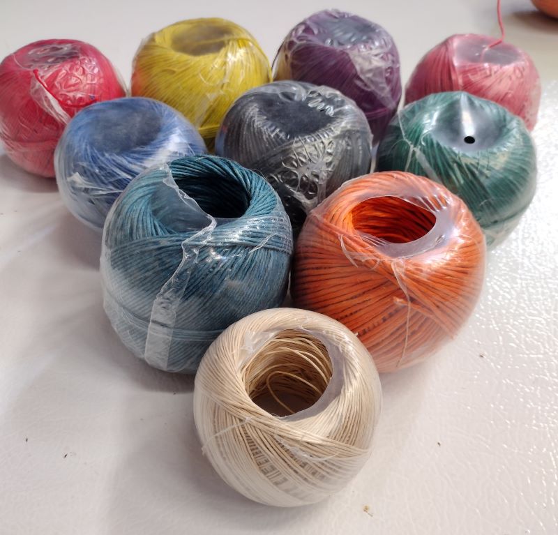 Hemp Balls twine assorted colors