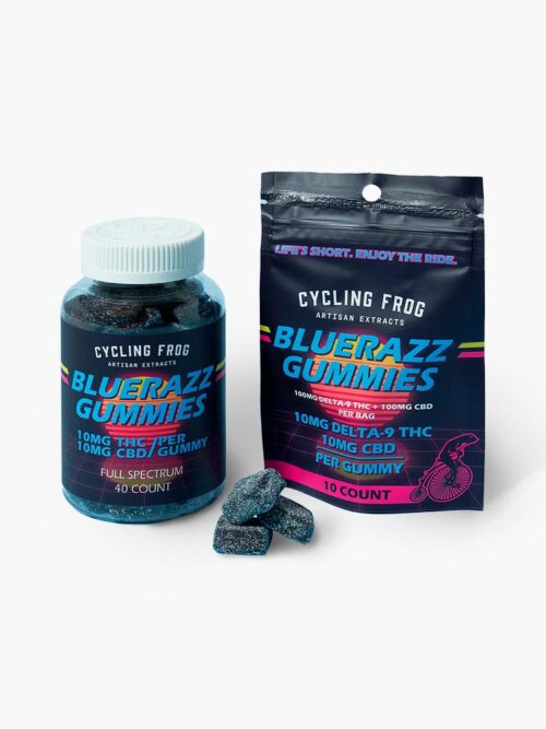 Cycling Frog Gummies Blue Raz