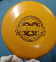 Hemp Frisbee Tangerine orange