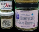 Nut-less hemp spread in Mini Jars