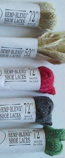 Shoelaces hemp and wool by No Problem, Inc limited supply