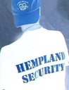 Hempland Security T-Shirts (Medium, red)