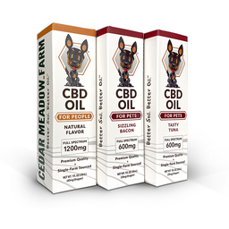 Pet Relief for Cats Tuna or Dogs Bacon Flavor Tincture