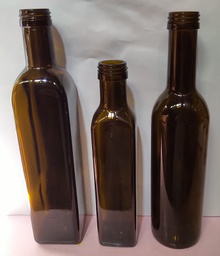 Empty Bottles Glass Perfect for Oil's, Dressing 3 sizes closeout