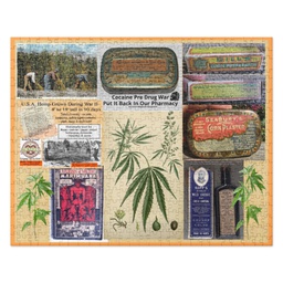[JS_CC252] Jigsaw Puzzle Cannabis Collage 252 Piece